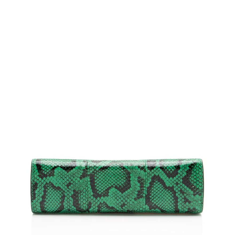 Gucci Raffia Python Ophidia Medium Chain Shoulder Bag - Picture 4 of 13